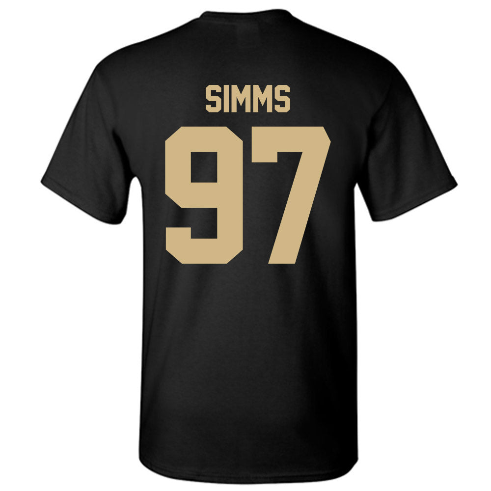 Purdue - NCAA Football : Wisdom Simms - Classic Shersey T-Shirt-3