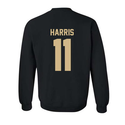 Purdue - NCAA Football : TraMar Harris - Classic Shersey Crewneck Sweatshirt-3