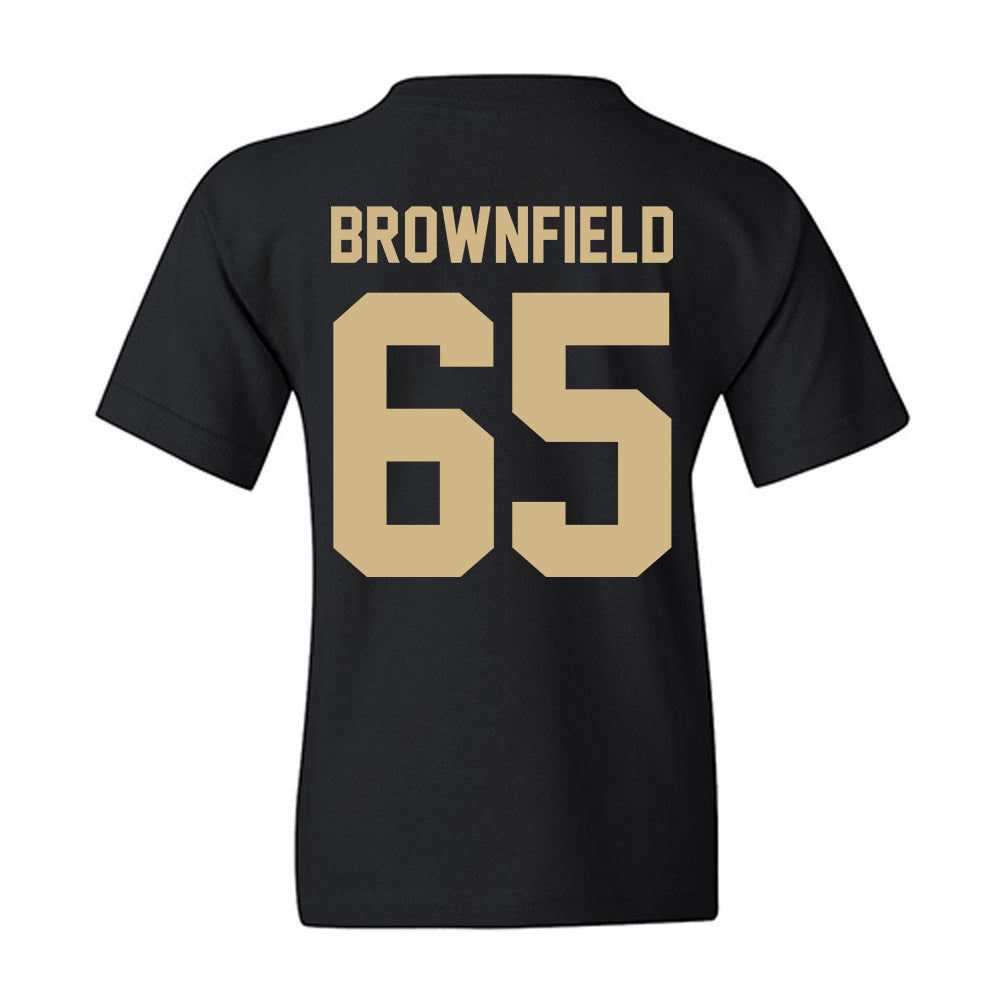 Purdue - NCAA Football : Brock Brownfield - Classic Shersey Youth T-Shirt-1