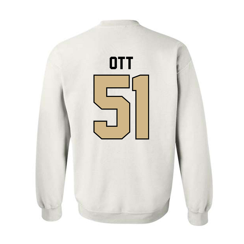 Purdue - NCAA Football : Jaxon Ott - Classic Shersey Crewneck Sweatshirt-1