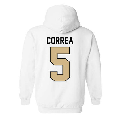 Purdue - NCAA Football : Charles Correa - Classic Shersey Hooded Sweatshirt-1