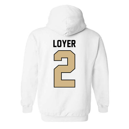 Purdue - NCAA Men's Basketball : Fletcher Loyer - Classic Shersey Hooded Sweatshirt-1