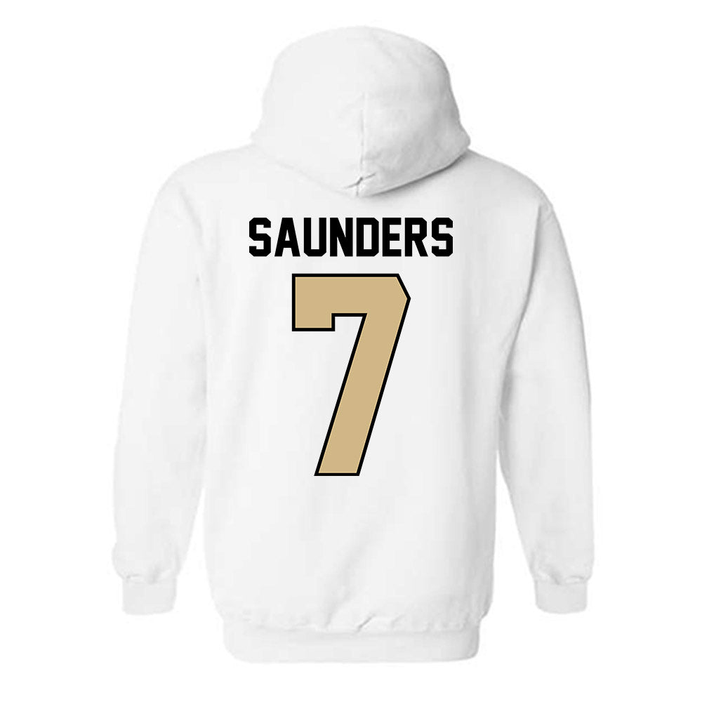 Purdue - NCAA Football : Donovan Saunders - Classic Shersey Hooded Sweatshirt-1
