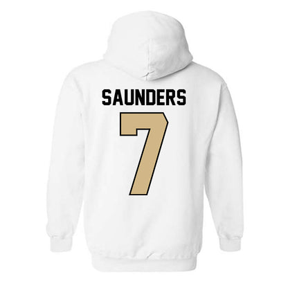 Purdue - NCAA Football : Donovan Saunders - Classic Shersey Hooded Sweatshirt-1