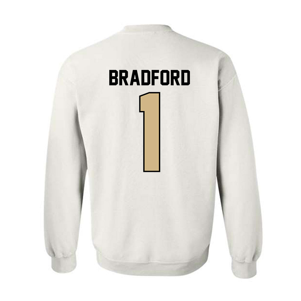 Purdue - NCAA Football : Smiley Bradford - Classic Shersey Crewneck Sweatshirt-2