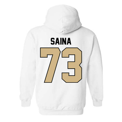 Purdue - NCAA Football : Makai Saina - Classic Shersey Hooded Sweatshirt-2