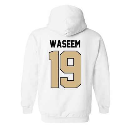 Purdue - NCAA Football : Asaad Waseem - Classic Shersey Hooded Sweatshirt-2