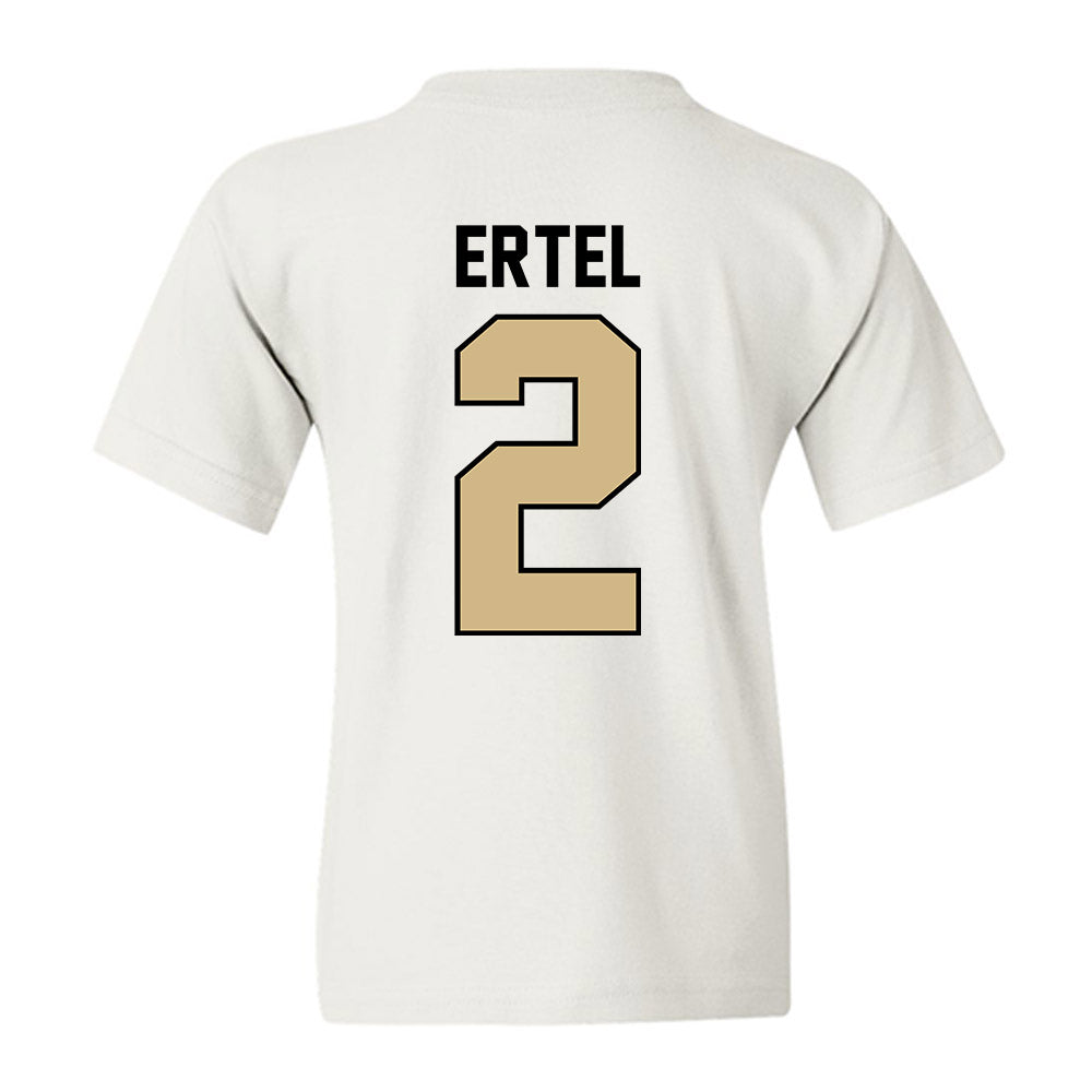 Purdue - NCAA Men's Basketball : Luke Ertel - Classic Shersey Youth T-Shirt-2