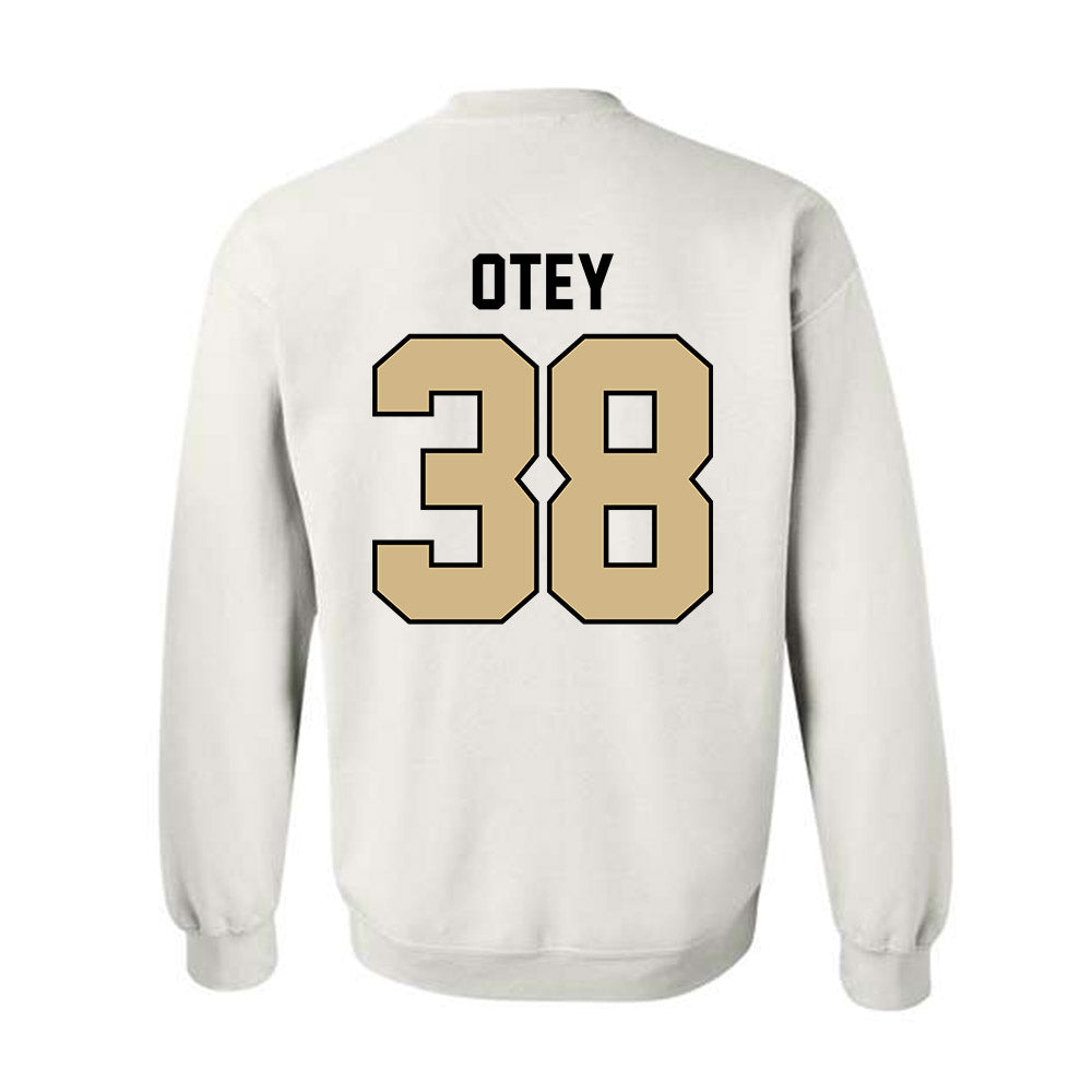 Purdue - NCAA Football : Zyntreacs Otey - Classic Shersey Crewneck Sweatshirt-1