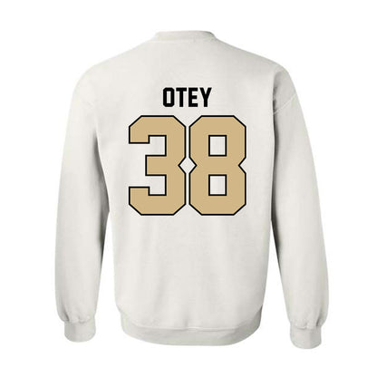Purdue - NCAA Football : Zyntreacs Otey - Classic Shersey Crewneck Sweatshirt-1