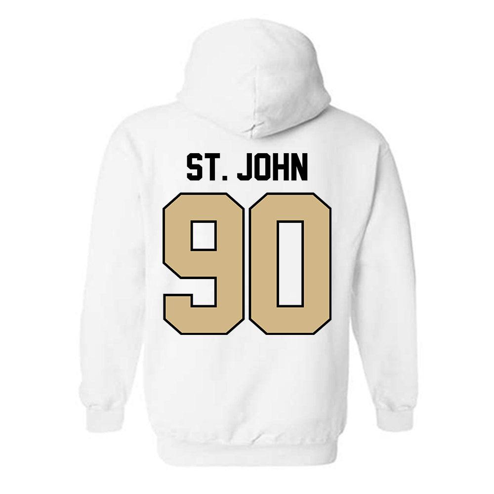 Purdue - NCAA Football : Elijah St. John - Classic Shersey Hooded Sweatshirt-2
