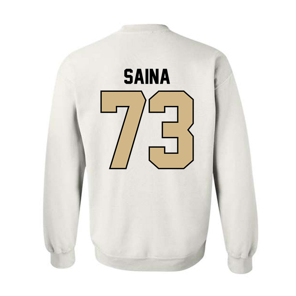 Purdue - NCAA Football : Makai Saina - Classic Shersey Crewneck Sweatshirt-2