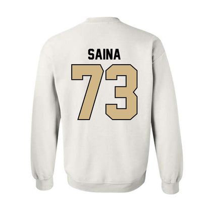 Purdue - NCAA Football : Makai Saina - Classic Shersey Crewneck Sweatshirt-2