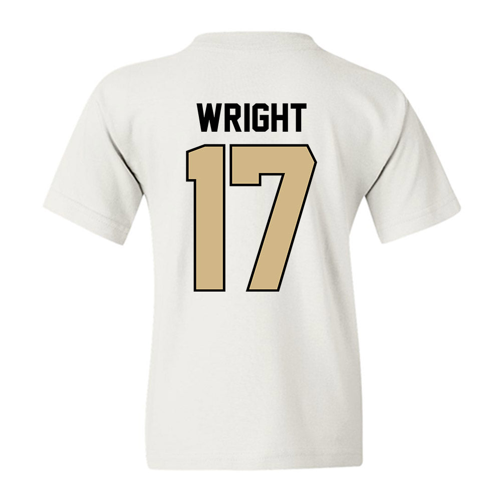 Purdue - NCAA Football : Traveon Wright - Classic Shersey Youth T-Shirt-1