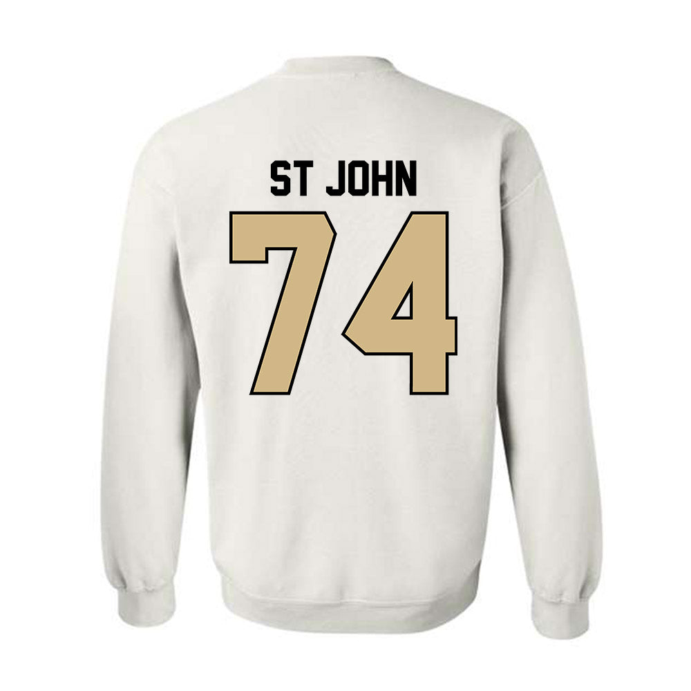 Purdue - NCAA Football : Jalen St John - Classic Shersey Crewneck Sweatshirt-1