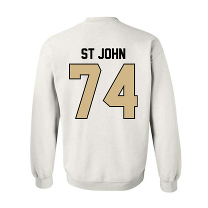 Purdue - NCAA Football : Jalen St John - Classic Shersey Crewneck Sweatshirt-1