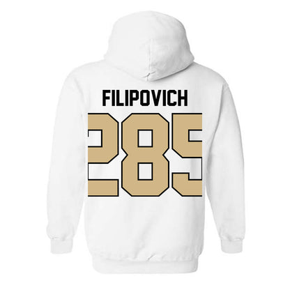 Purdue - NCAA Wrestling : Hayden Filipovich - Classic Shersey Hooded Sweatshirt-1