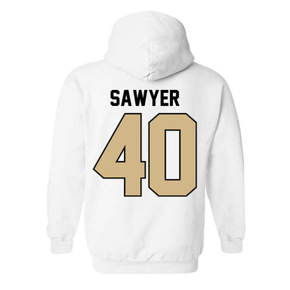 Purdue - NCAA Baseball : Barron Sawyer - Classic Shersey Hooded Sweatshirt-1