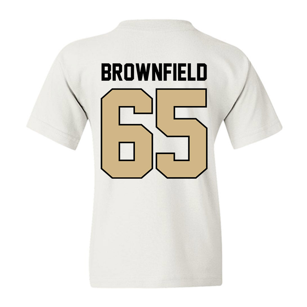 Purdue - NCAA Football : Brock Brownfield - Classic Shersey Youth T-Shirt-1