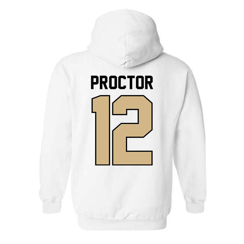 Purdue - NCAA Women's Basketball : Aysia Proctor - Classic Shersey Hooded Sweatshirt-2