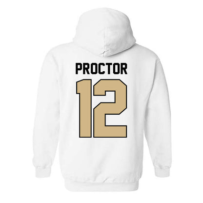 Purdue - NCAA Women's Basketball : Aysia Proctor - Classic Shersey Hooded Sweatshirt-2