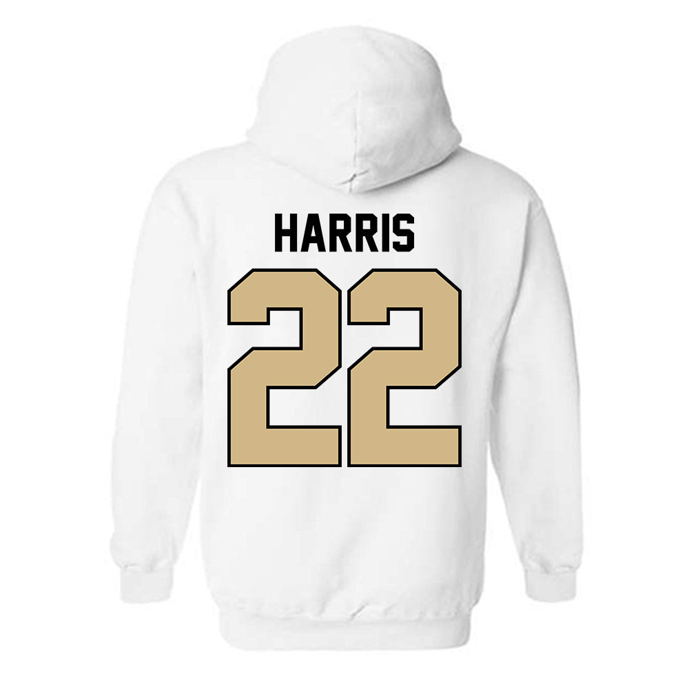 Purdue - NCAA Football : Antonio Harris - Classic Shersey Hooded Sweatshirt-1