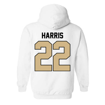 Purdue - NCAA Football : Antonio Harris - Classic Shersey Hooded Sweatshirt-1