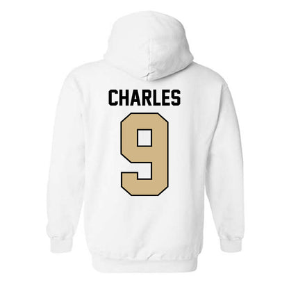 Purdue - NCAA Women's Volleyball : Dior Charles - Classic Shersey Hooded Sweatshirt-1