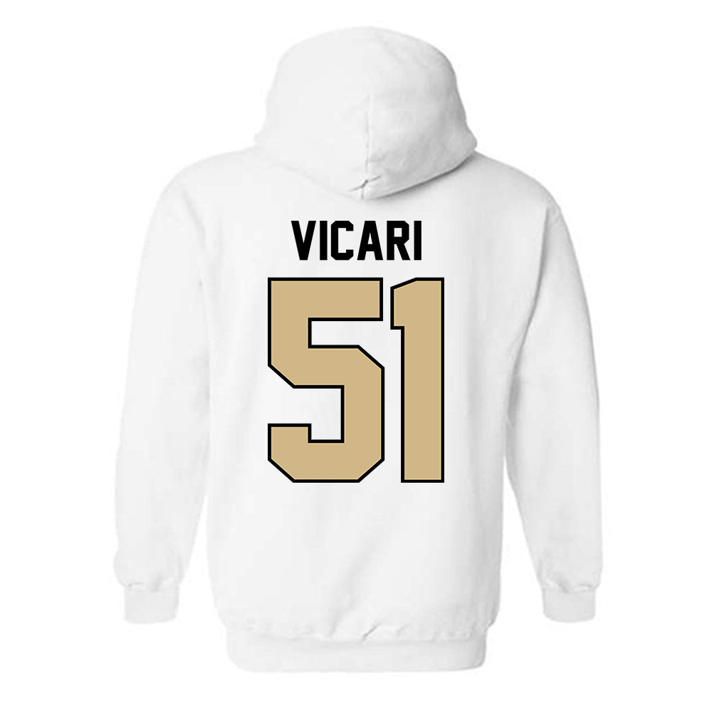 Purdue - NCAA Football : Mason Vicari - Classic Shersey Hooded Sweatshirt-1
