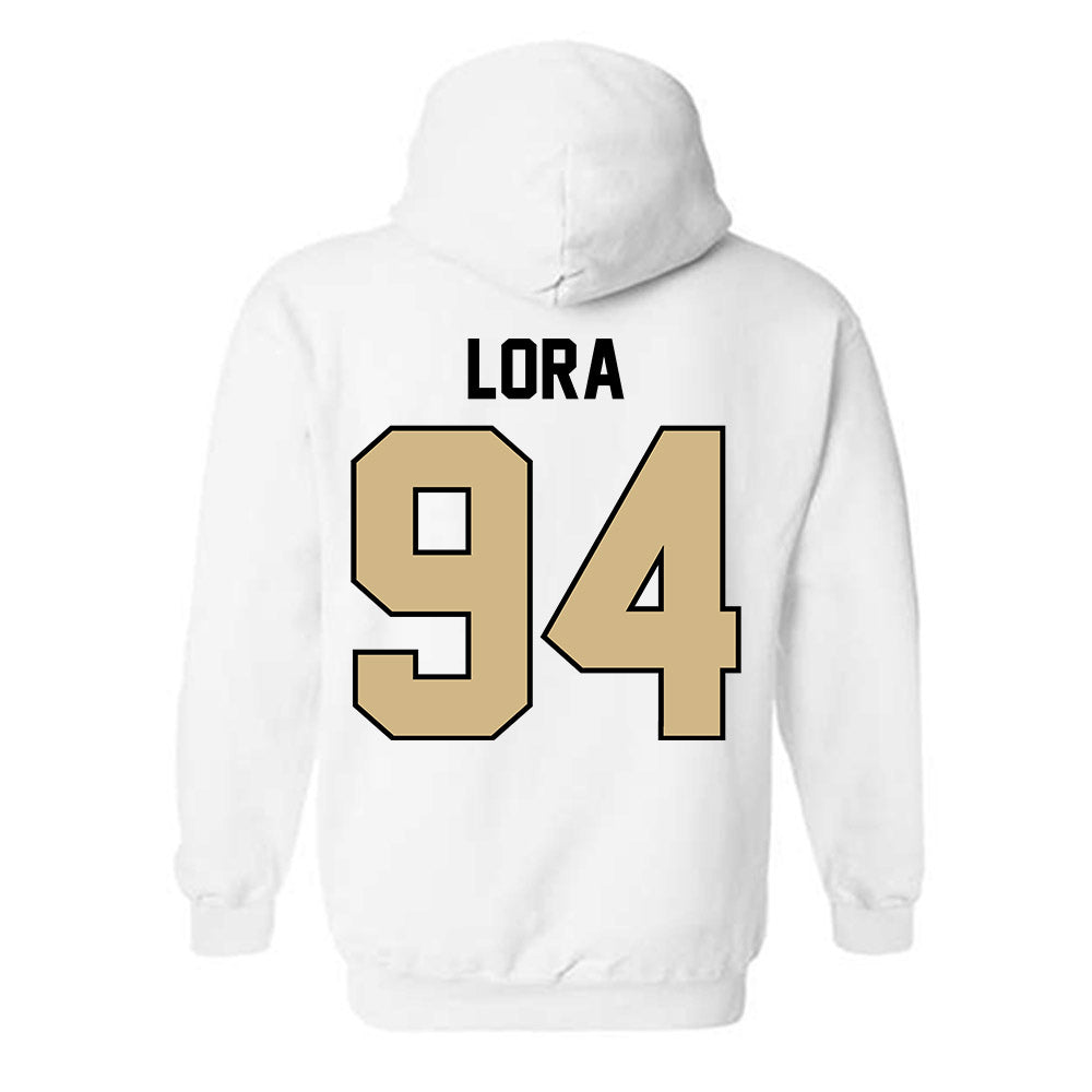 Purdue - NCAA Football : Rodney Lora - Classic Shersey Hooded Sweatshirt-2
