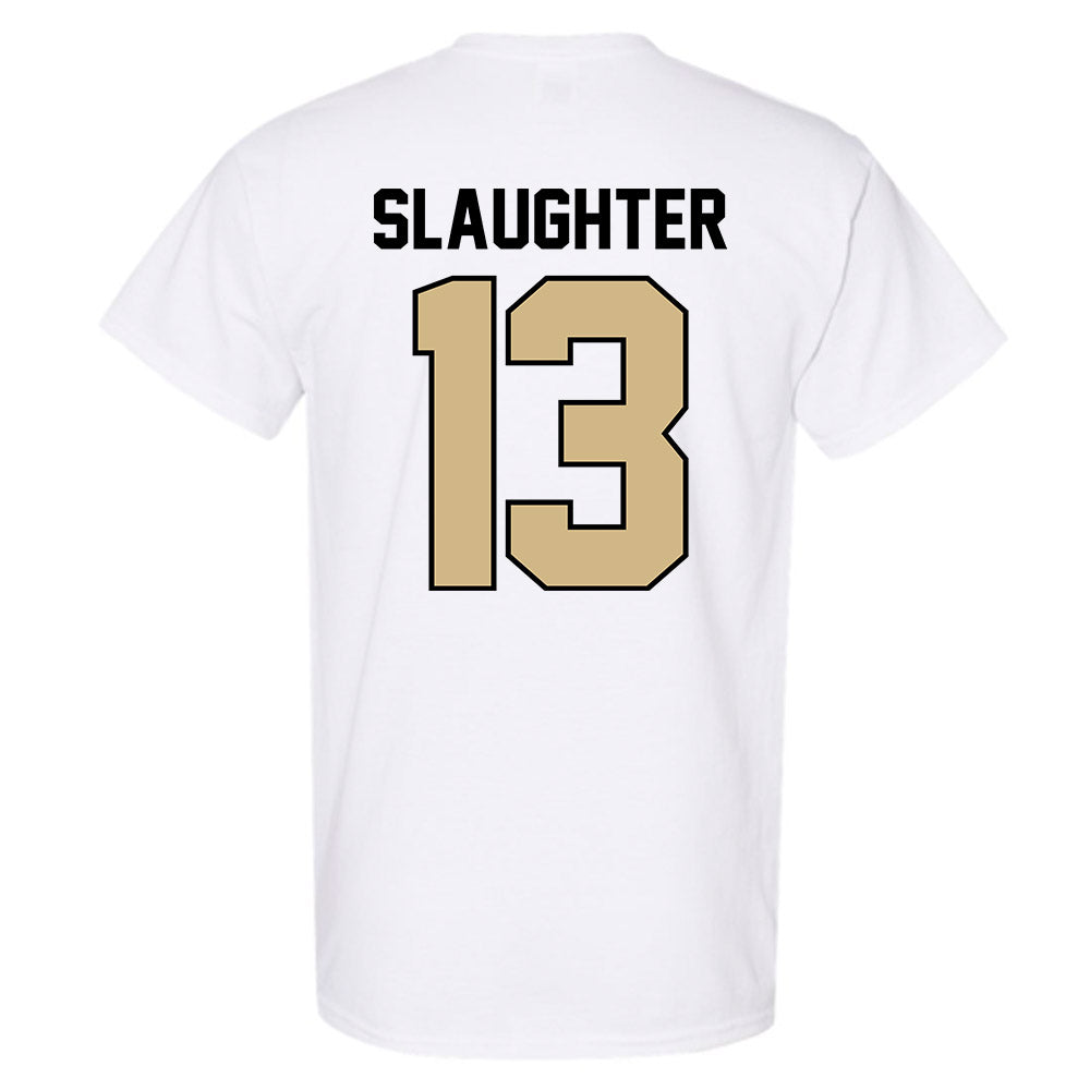 Purdue - NCAA Football : John Slaughter - Classic Shersey T-Shirt-2