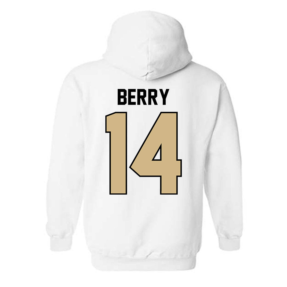 Purdue - NCAA Football : Corin Berry - Classic Shersey Hooded Sweatshirt-2
