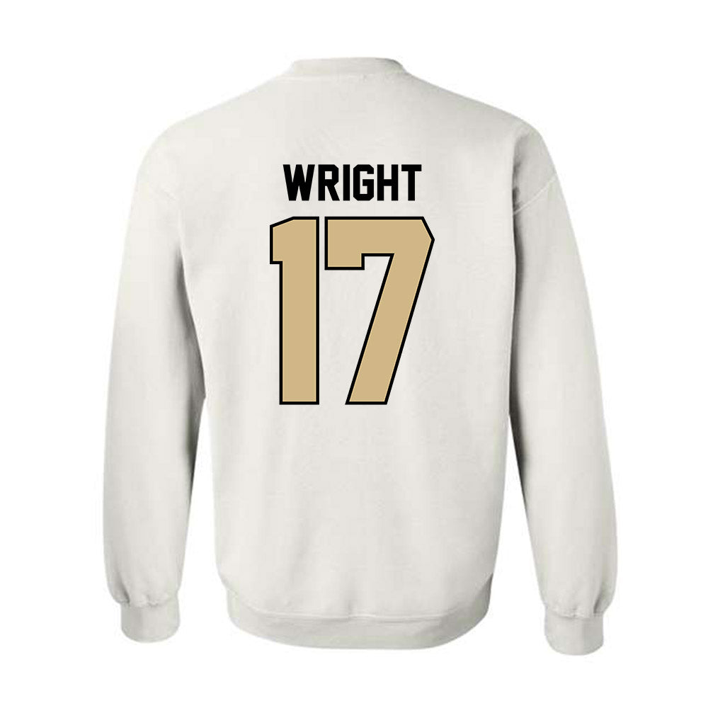 Purdue - NCAA Football : Traveon Wright - Classic Shersey Crewneck Sweatshirt-1