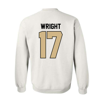 Purdue - NCAA Football : Traveon Wright - Classic Shersey Crewneck Sweatshirt-1