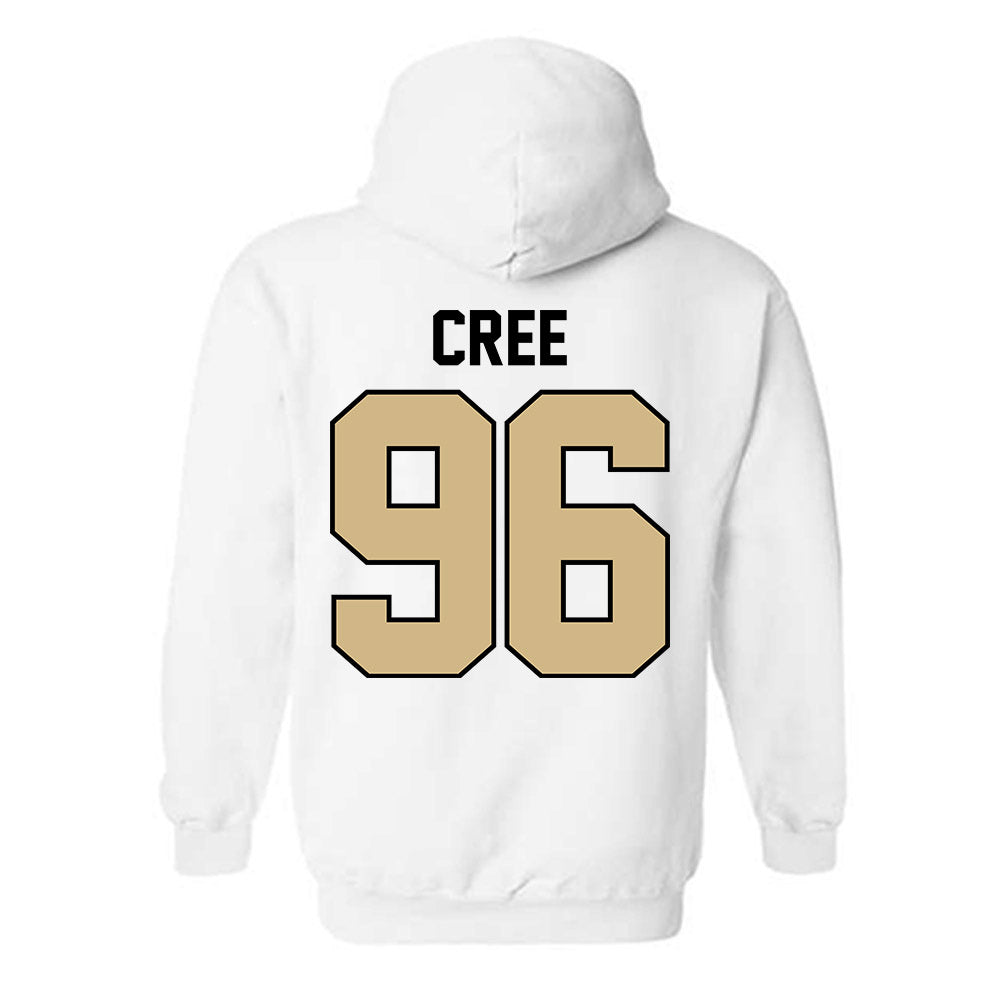Purdue - NCAA Football : Jordan Cree - Classic Shersey Hooded Sweatshirt-1