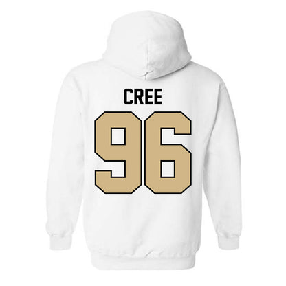 Purdue - NCAA Football : Jordan Cree - Classic Shersey Hooded Sweatshirt-1
