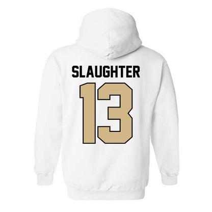 Purdue - NCAA Football : John Slaughter - Classic Shersey Hooded Sweatshirt-2