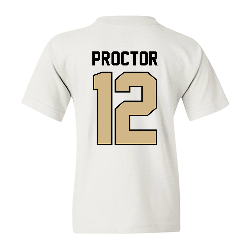 Purdue - NCAA Women's Basketball : Aysia Proctor - Classic Shersey Youth T-Shirt-2