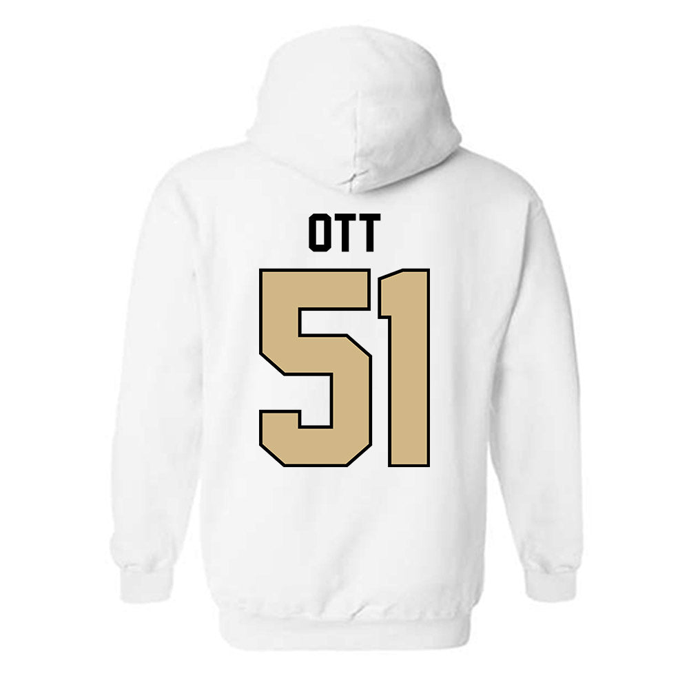 Purdue - NCAA Football : Jaxon Ott - Classic Shersey Hooded Sweatshirt-1