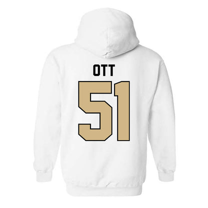 Purdue - NCAA Football : Jaxon Ott - Classic Shersey Hooded Sweatshirt-1