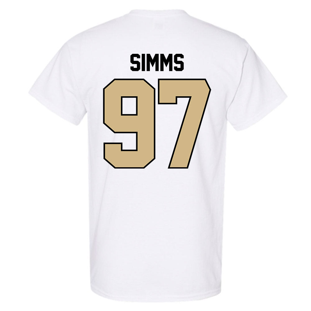 Purdue - NCAA Football : Wisdom Simms - Classic Shersey T-Shirt-2