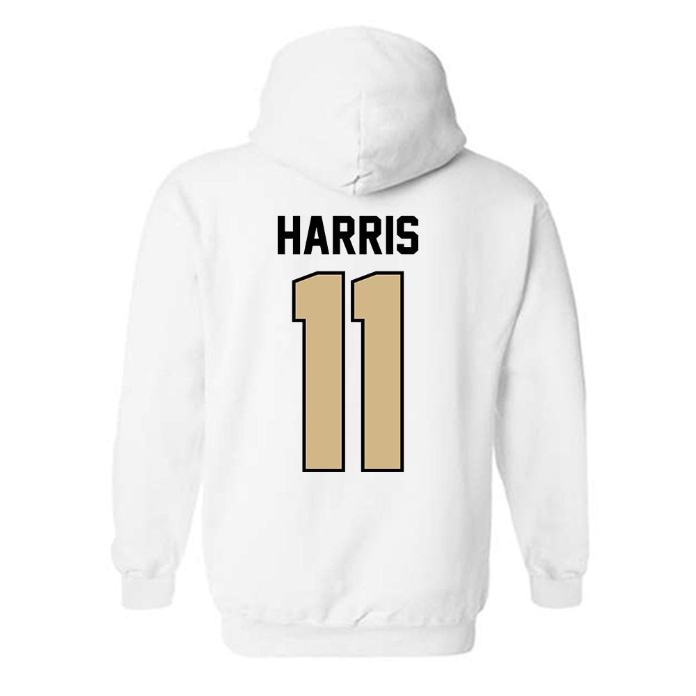 Purdue - NCAA Football : TraMar Harris - Classic Shersey Hooded Sweatshirt-2