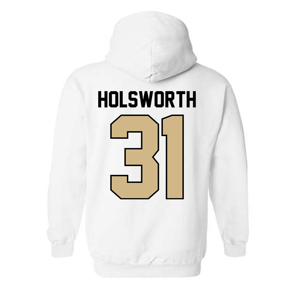 Purdue - NCAA Football : Carter Holsworth - Classic Shersey Hooded Sweatshirt-1