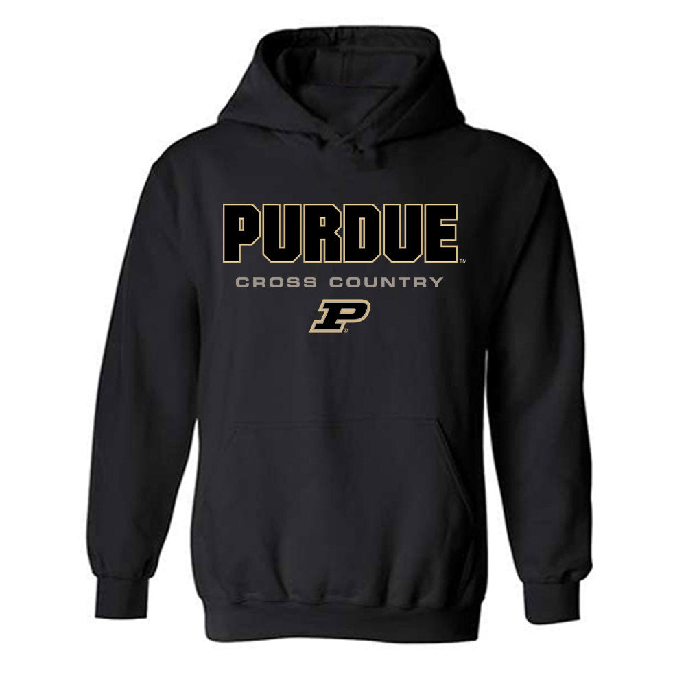 Purdue - NCAA Men's Cross Country : Nerius White - Classic Shersey Hooded Sweatshirt-0