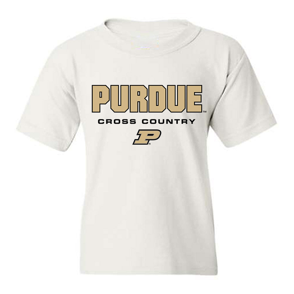 Purdue - NCAA Men's Cross Country : Nerius White - Classic Shersey Youth T-Shirt-0