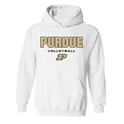 Purdue - NCAA Women's Volleyball : Addy Tindall - Classic Shersey Hooded Sweatshirt-0