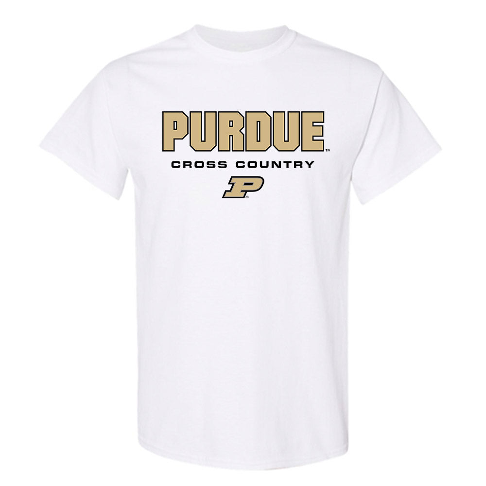 Purdue - NCAA Men's Cross Country : Nerius White - Classic Shersey T-Shirt-0