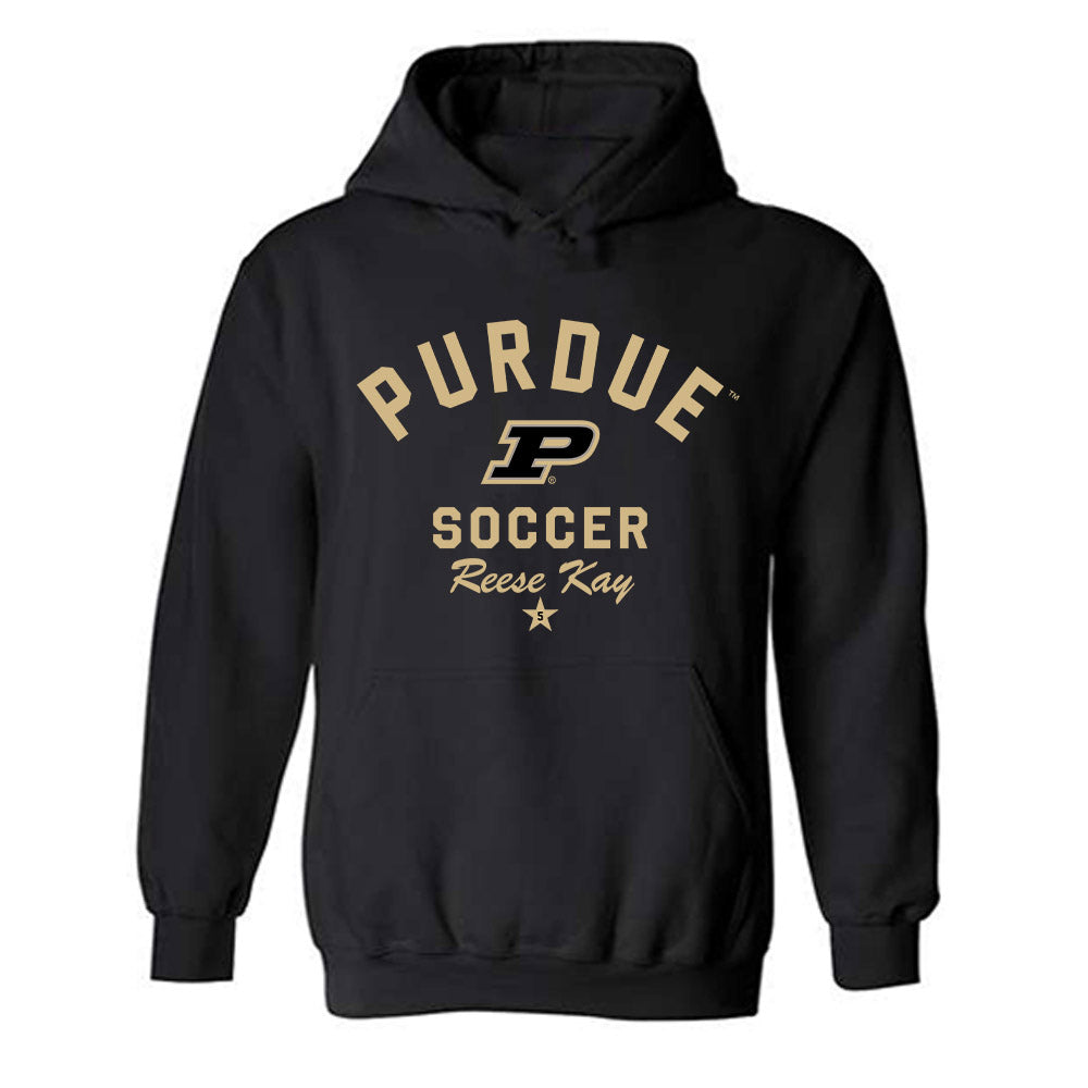 Purdue - NCAA Women's Soccer : Reese Kay - Classic Shersey Hooded Sweatshirt-1