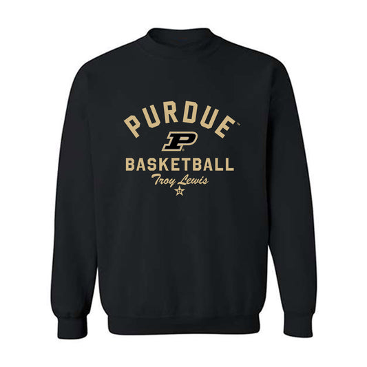 Purdue - NCAA Men's Basketball Legends : Troy Lewis - Classic Shersey Crewneck Sweatshirt-0