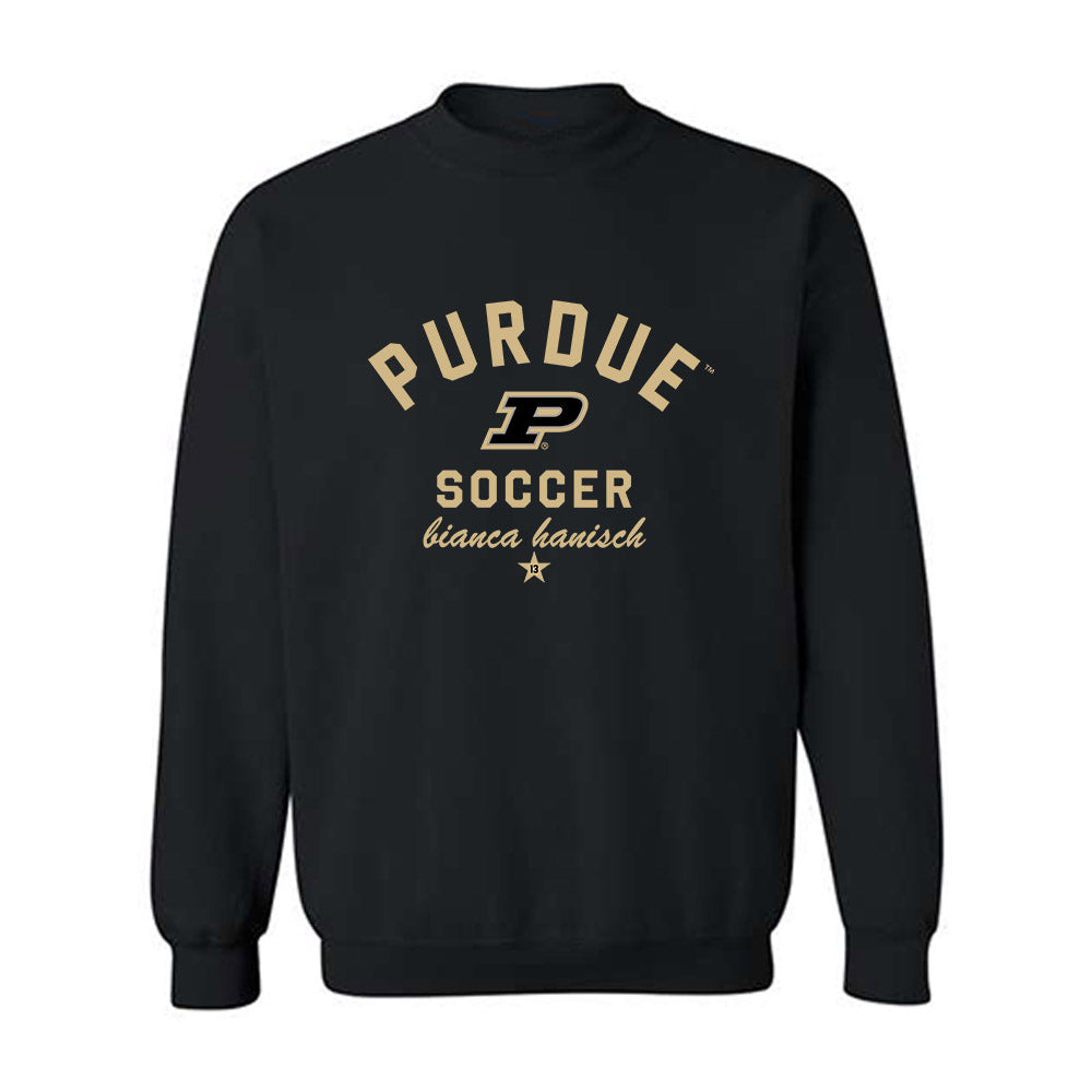 Purdue - NCAA Women's Soccer : bianca hanisch - Classic Shersey Crewneck Sweatshirt-0